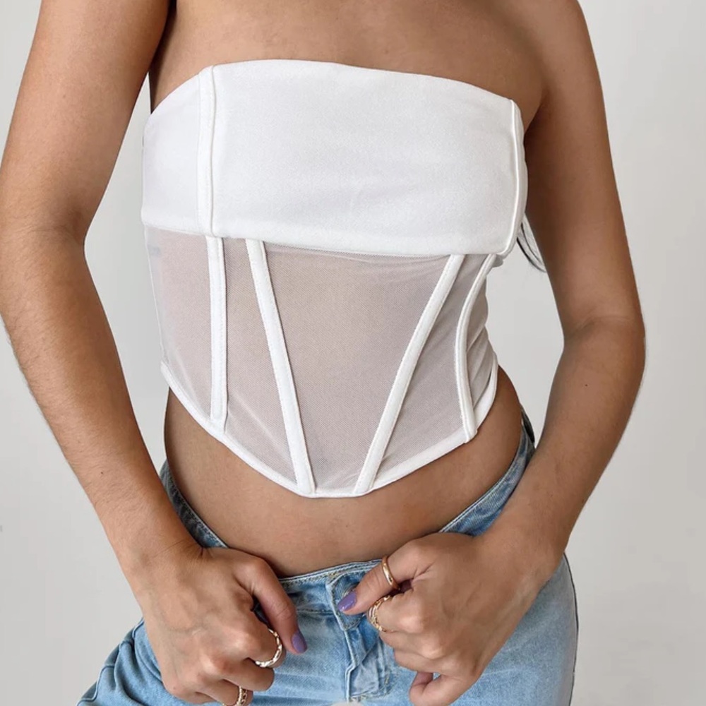 Princess polly strapless corset top